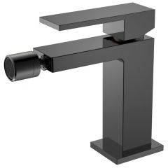 Смеситель Богеме (Boheme) для биде Qubic Shine Gun Metal 476-SGM