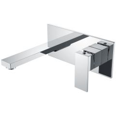 Смеситель Богеме (Boheme) для умывальника из стены Qubic Chrome 475-CR