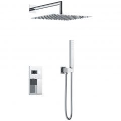 Смеситель Богеме (Boheme) встроенный для душаQubic Chrome 474-3-CR