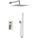 Смеситель Богеме (Boheme) встроенный для душаQubic Brushed Nickel 474-3-NB