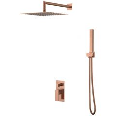 Смеситель Богеме (Boheme) встроенный для душаQubic Copper Brushed 474-3-CB