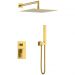 Смеситель Богеме (Boheme) встроенный для душаQubic Matt Gold 474-3-MG