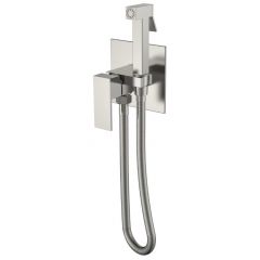 Смеситель Богеме (Boheme) гигиенический Qubic Brushed Nickel 477-NB