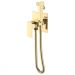 Смеситель Богеме (Boheme) гигиенический Qubic Shine Gold 477-G