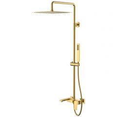 Стойка для душа Богеме (Boheme) Qubic Matt Gold 478-MG