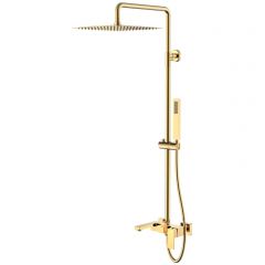 Стойка для душа Богеме (Boheme) Qubic Shine Gold 478-G