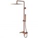 Стойка для душа Богеме (Boheme) Qubic Brushed Bronze 478-BRB