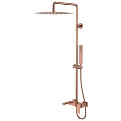 Стойка для душа Богеме (Boheme) Qubic Copper Brushed 478-CB