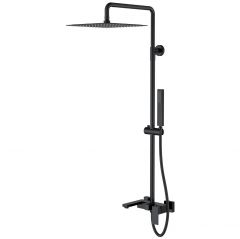 Стойка для душа Богеме (Boheme) Qubic Matt Black 478-B
