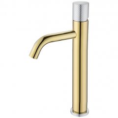 Смеситель Богеме (Boheme) Stick для умыв. выс. Gold Touch CHROME Комплект 122-GCR.2