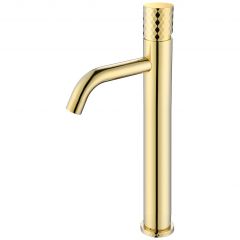 Смеситель Богеме (Boheme) Stick для умыв. выс. Gold Diamond GOLD Комплект 122-GG
