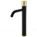 Смеситель Богеме (Boheme) Stick для умыв. выс. Black Diamond GOLD Комплект 122-BG