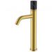 Смеситель Богеме (Boheme) Stick для умыв.выс.Matt Gold Mramor BLACK Комплект 122-MG-MR-B