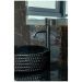 Смеситель Богеме (Boheme) Stick для умыв. выс. Black Mramor BLACK Комплект 122-B-MR-B