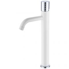 Смеситель Богеме (Boheme) Stick для умыв. выс. White Diamond CHROME Комплект 122-WCR