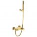 Смеситель Богеме (Boheme) Stick для ванны Matt Gold c ручкой Diamond 123-MG
