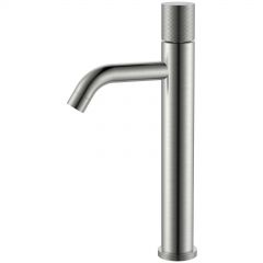 Смеситель Богеме (Boheme) Stick для умыв. выс. Nikel Brush с ручкой Touch 122-NB.2