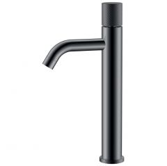 Смеситель Богеме (Boheme) Stick для умыв. выс. Shine Gun Metal Spirale 122-SGM.4