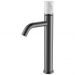 Смеситель Богеме (Boheme) Stick для умыв.выс.Shine Gun Metal Mramor WHITE Комплект 122-SGM-MR-W