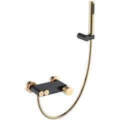 Смеситель Богеме (Boheme) Stick для ванны Black Touch Gold 123-BG.2