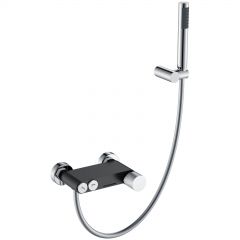 Смеситель Богеме (Boheme) Stick для ванны Black Touch Chrome 123-BCR.2