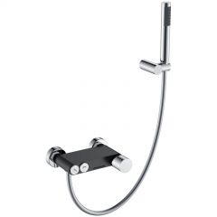 Смеситель Богеме (Boheme) Stick для ванны Black Diamond Chrome 123-BCR