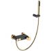 Смеситель Богеме (Boheme) Stick для ванны Black Diamond Gold 123-BG