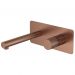Смеситель Богеме (Boheme) Stick из стены Brushed Bronze ручка Touch 125-BRB.2