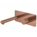 Смеситель Богеме (Boheme) Stick из стены Copper Brushed ручка Touch 125-CB.2