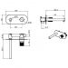 Смеситель Богеме (Boheme) Stick из стены Shine Gun Meta с ручкой Touch 125-SGM.2
