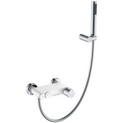 Смеситель Богеме (Boheme) Stick для ванны White Diamond Chrome 123-WCR