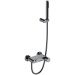 Смеситель Богеме (Boheme) Stick для ванны Shine Gun Metall c ручкой Diamond 123-SGM