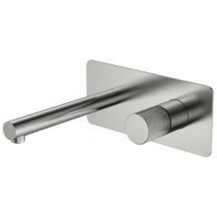 Смеситель Богеме (Boheme) Stick из стены Nikel Brush Linea 125-NB.3