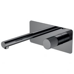 Смеситель Богеме (Boheme) Stick из стены Shine Gun Metal Linea 125-SGM.3