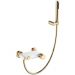 Смеситель Богеме (Boheme) Stick для ванны White Touch Gold 123-WG.2