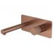 Смеситель Богеме (Boheme) Stick из стены Brushed Bronze ручка Linea 125-BRB.3