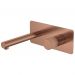 Смеситель Богеме (Boheme) Stick из стены Copper Brushed ручка Linea 125-CB.3