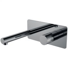 Смеситель Богеме (Boheme) Stick из стены Shine Gun Metal Diamond 125-SGM
