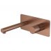 Смеситель Богеме (Boheme) Stick из стены Brushed Bronze ручка Diamond 125-BRB