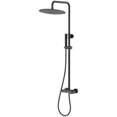 Стойка для душа Богеме (Boheme) Stick Diamond Matt Black 128-BB