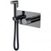 Смеситель Богеме (Boheme) гигиенический Stick Shine Gun Metal c ручкой Touch 127-SGM.2