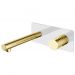 Смеситель Богеме (Boheme) Stick из стены White Diamond Gold 125-WG