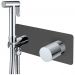 Смеситель Богеме (Boheme) гигиенический Stick Black Touch Chrome 127-BCR.2
