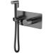 Смеситель Богеме (Boheme) гигиенический Stick Gun Metal c ручкой Diamond 127-GM