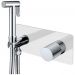 Смеситель Богеме (Boheme) гигиенический Stick White Touch Chrome 127-WCR.2