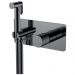 Смеситель Богеме (Boheme) гигиенический Stick Shine Gun Metal Spirale 127-SGM.4