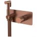 Смеситель Богеме (Boheme) гигиенический Stick Brushed Bronze ручка Diamond 127-BRB
