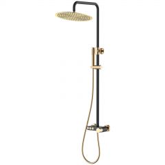 Стойка для душа Богеме (Boheme) Stick Black Diamond Gold 128-BG