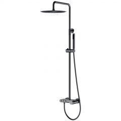 Стойка для душа Богеме (Boheme) Stick Shine Gun Metal Diamond 128-SGM