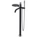 Смеситель Богеме (Boheme) Stick напольный Black Touch Chrome 129-BCR.2